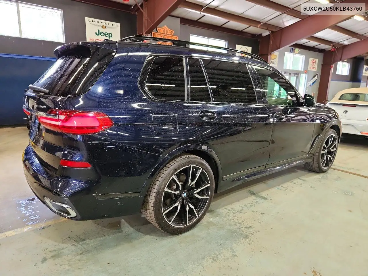2019 BMW X7 xDrive40I VIN: 5UXCW2C50KLB43760 Lot: 58116526