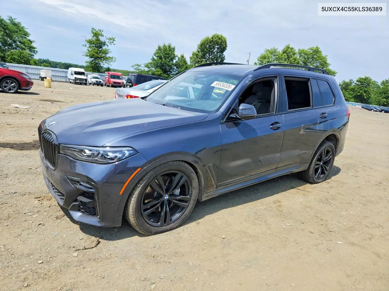 2019 BMW X7 xDrive50I VIN: 5UXCX4C55KLS36389 Lot: 58536336