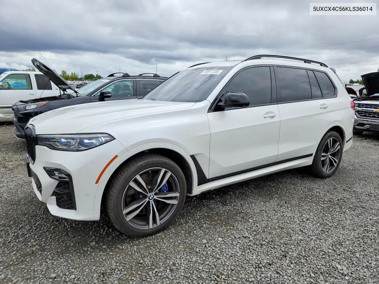 2019 BMW X7 xDrive50I VIN: 5UXCX4C56KLS36014 Lot: 58847236