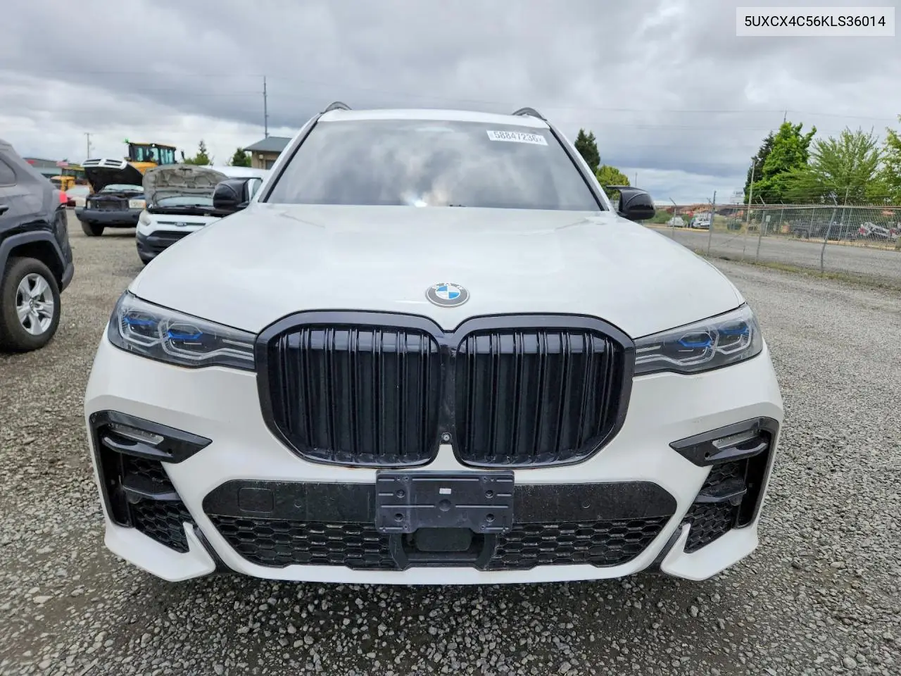 2019 BMW X7 xDrive50I VIN: 5UXCX4C56KLS36014 Lot: 58847236