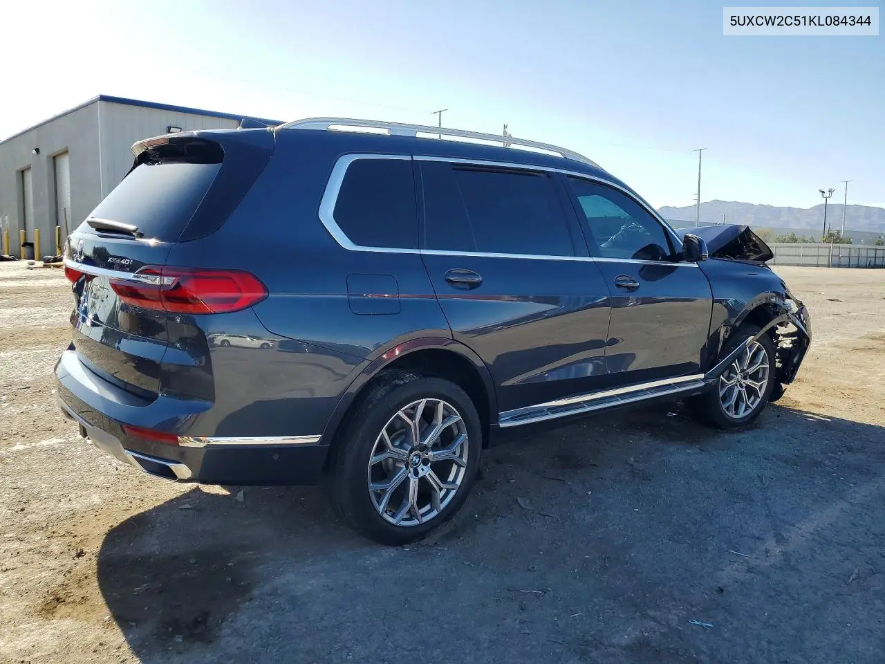 2019 BMW X7 xDrive40I VIN: 5UXCW2C51KL084344 Lot: 59570016