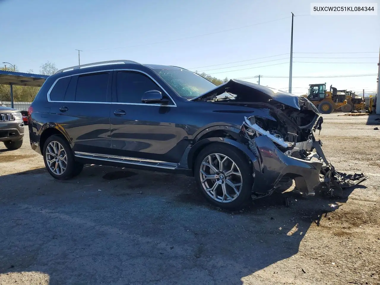 2019 BMW X7 xDrive40I VIN: 5UXCW2C51KL084344 Lot: 59570016