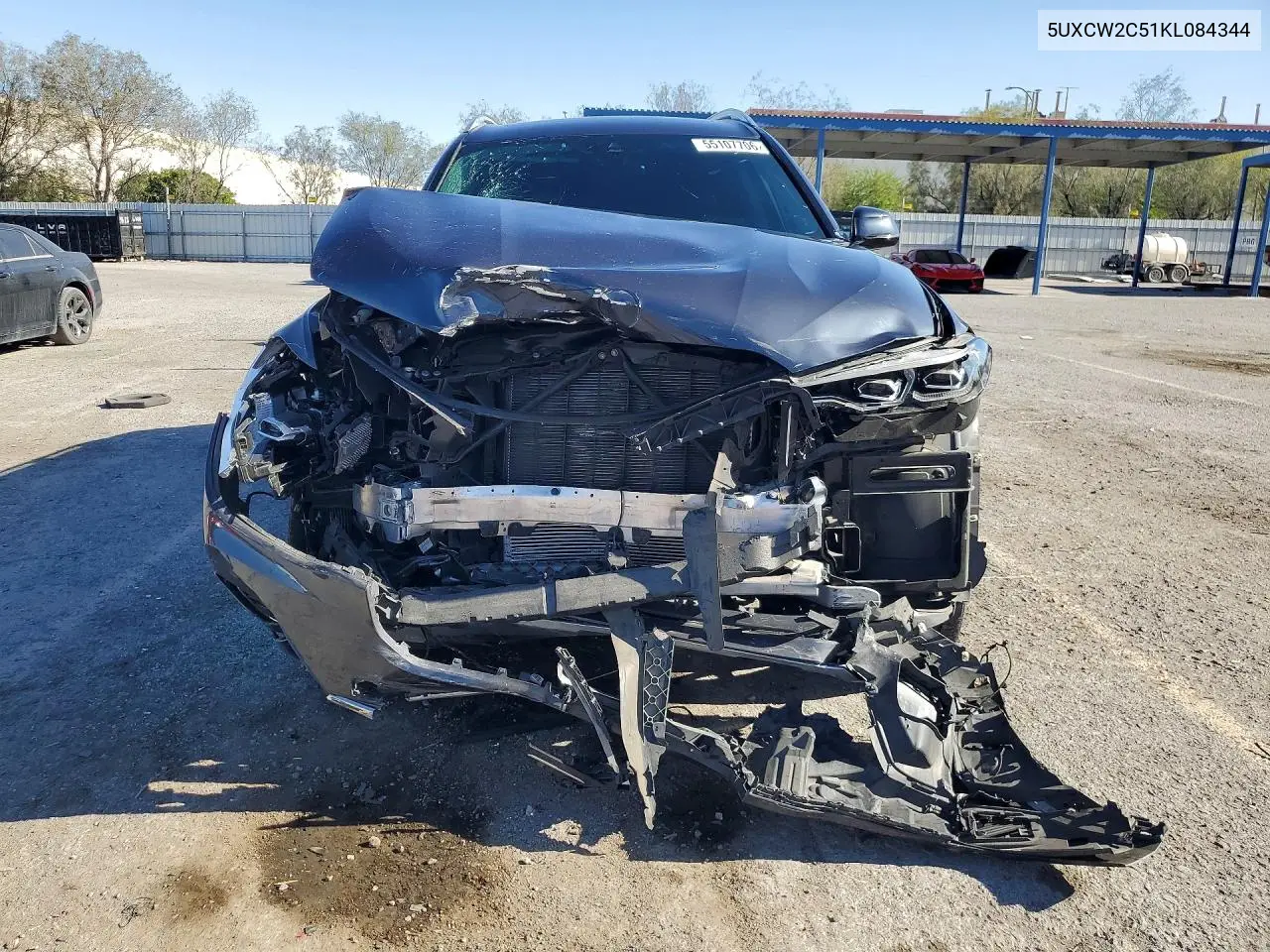 2019 BMW X7 xDrive40I VIN: 5UXCW2C51KL084344 Lot: 59570016