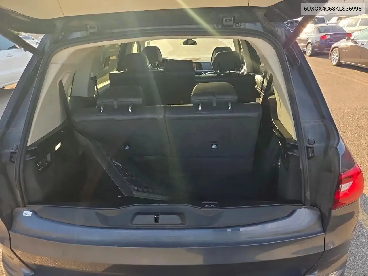 2019 BMW X7 xDrive50I VIN: 5UXCX4C53KLS35998 Lot: 59654996