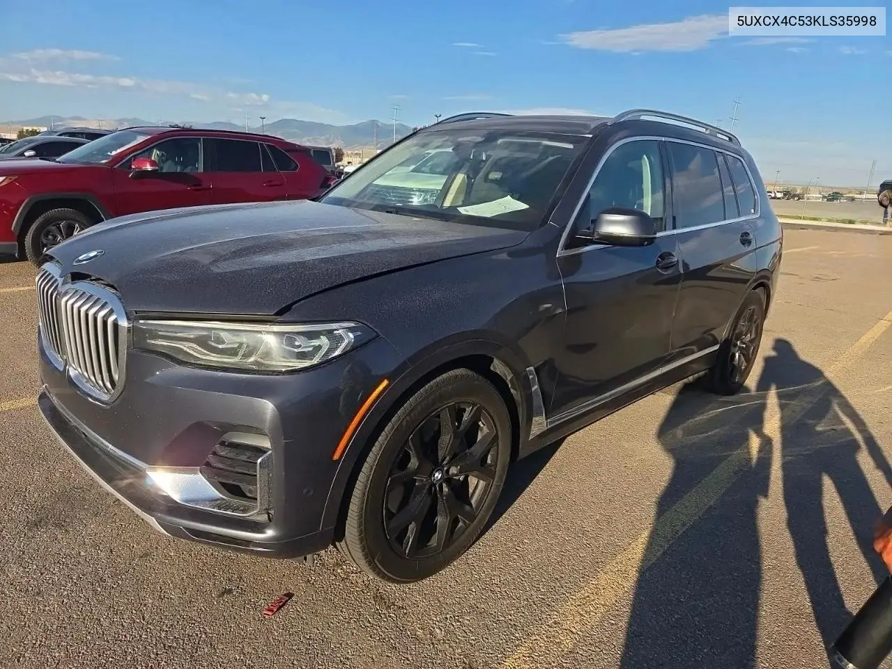 2019 BMW X7 xDrive50I VIN: 5UXCX4C53KLS35998 Lot: 59654996