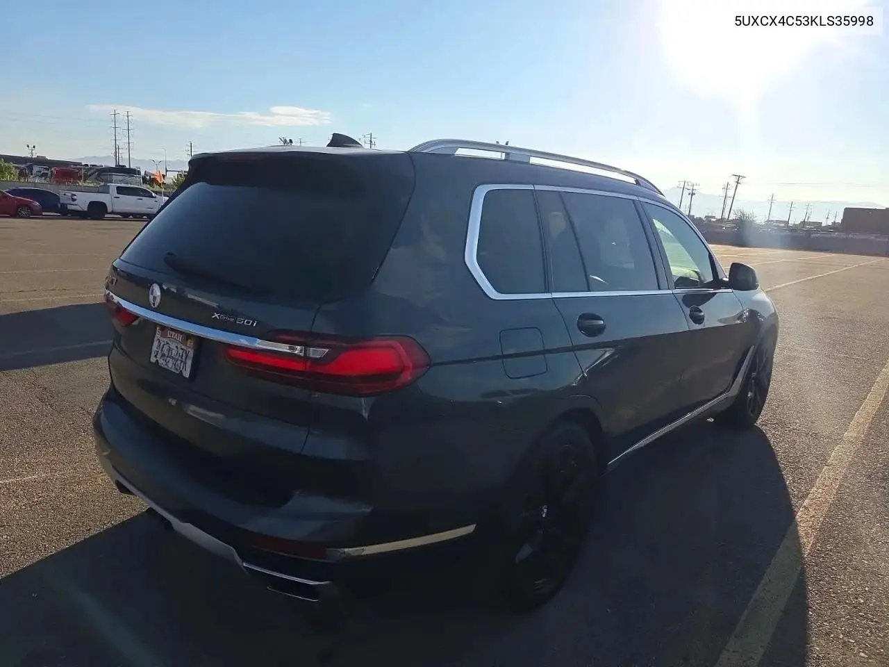 2019 BMW X7 xDrive50I VIN: 5UXCX4C53KLS35998 Lot: 59654996