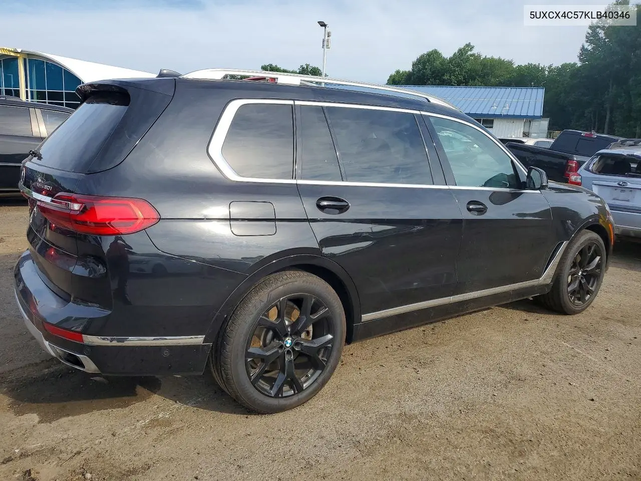 2019 BMW X7 xDrive50I VIN: 5UXCX4C57KLB40346 Lot: 59677966