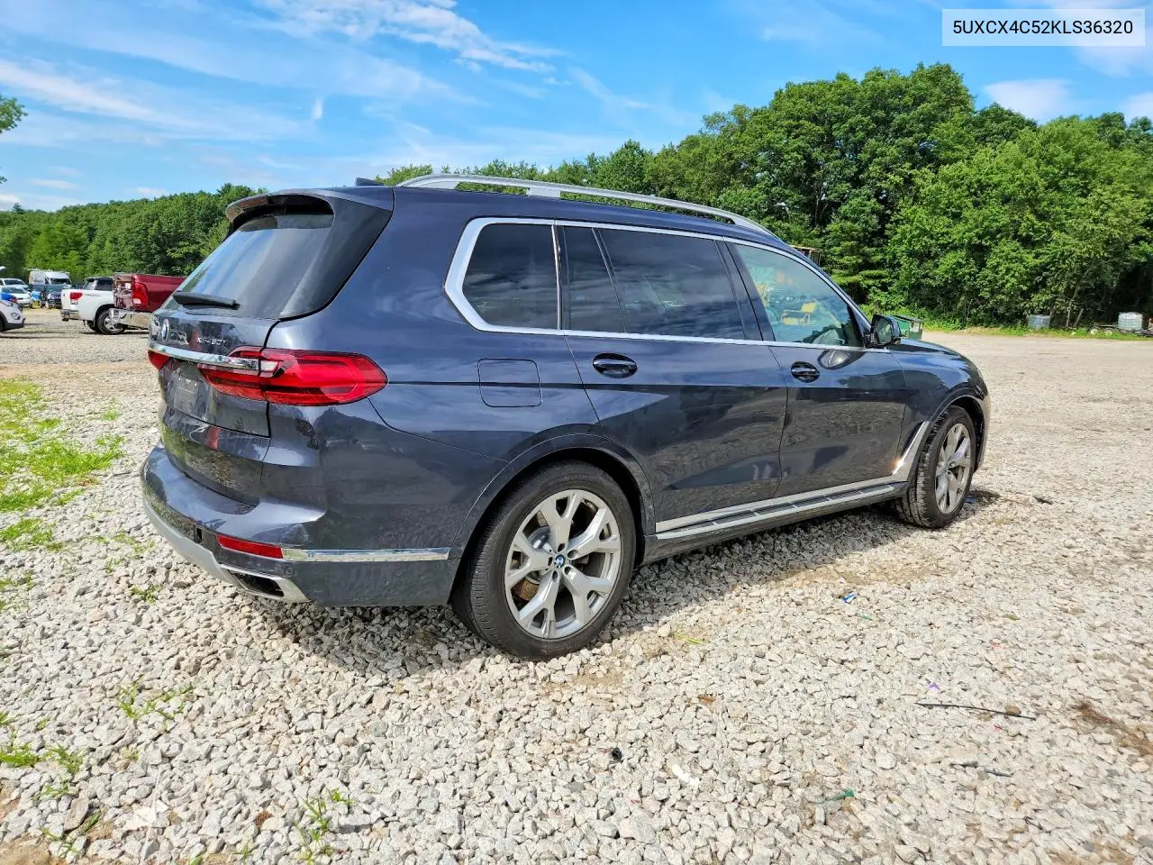 2019 BMW X7 xDrive50I VIN: 5UXCX4C52KLS36320 Lot: 60648036