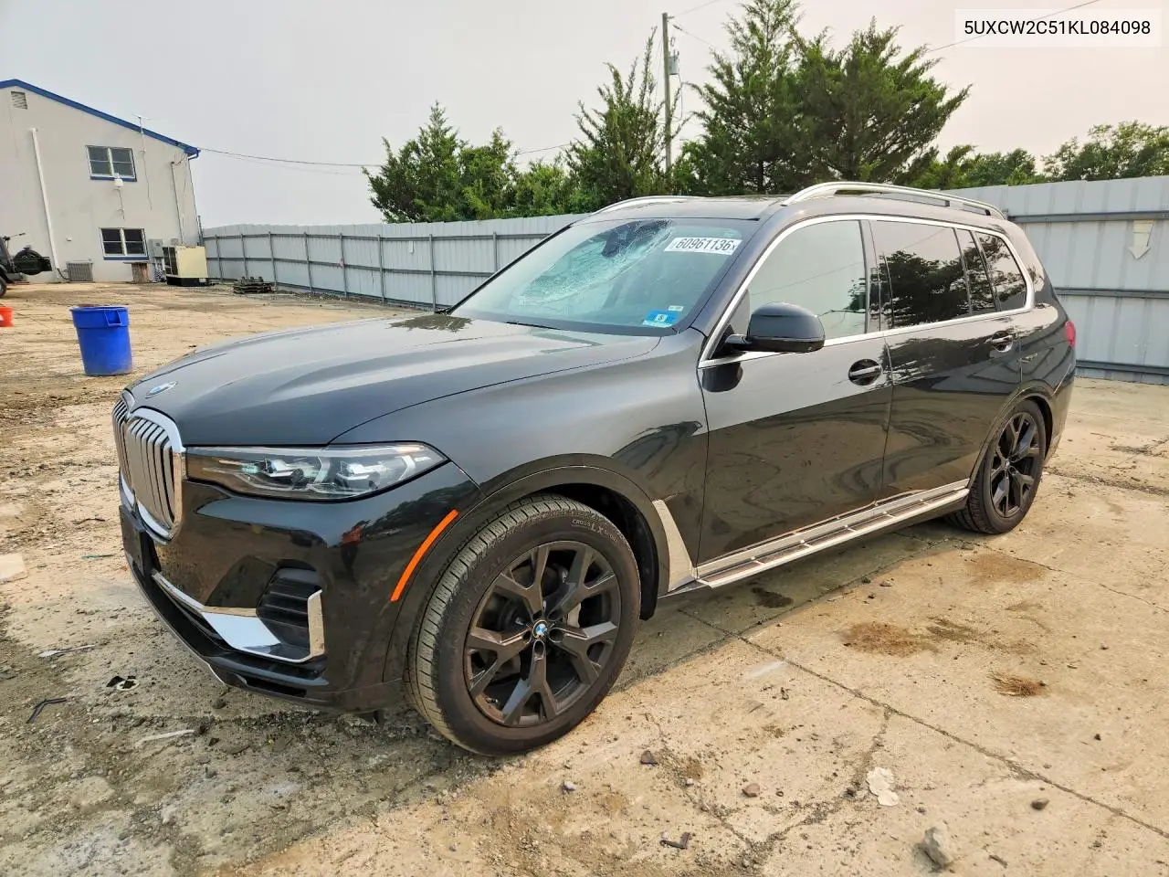 2019 BMW X7 xDrive40I VIN: 5UXCW2C51KL084098 Lot: 60961136