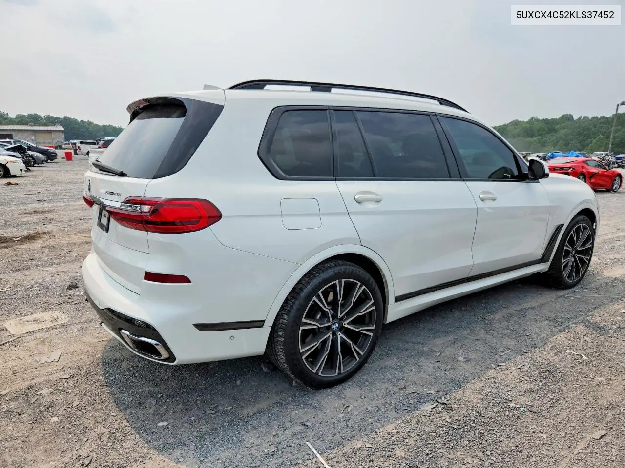 2019 BMW X7 xDrive50I VIN: 5UXCX4C52KLS37452 Lot: 61084106