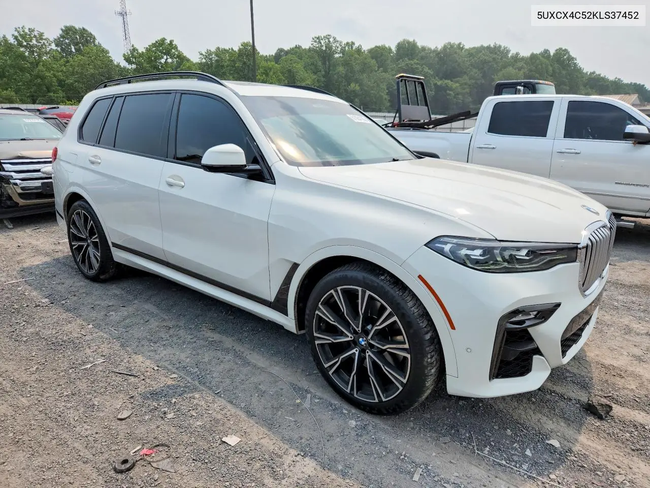 2019 BMW X7 xDrive50I VIN: 5UXCX4C52KLS37452 Lot: 61084106