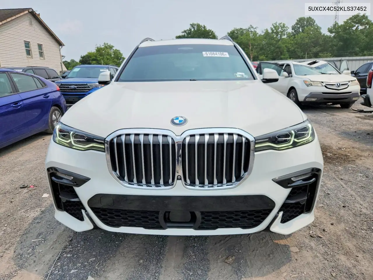2019 BMW X7 xDrive50I VIN: 5UXCX4C52KLS37452 Lot: 61084106