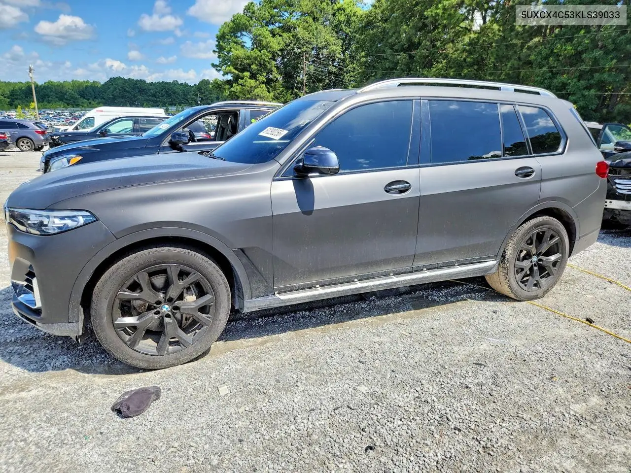 2019 BMW X7 xDrive50I VIN: 5UXCX4C53KLS39033 Lot: 61290256