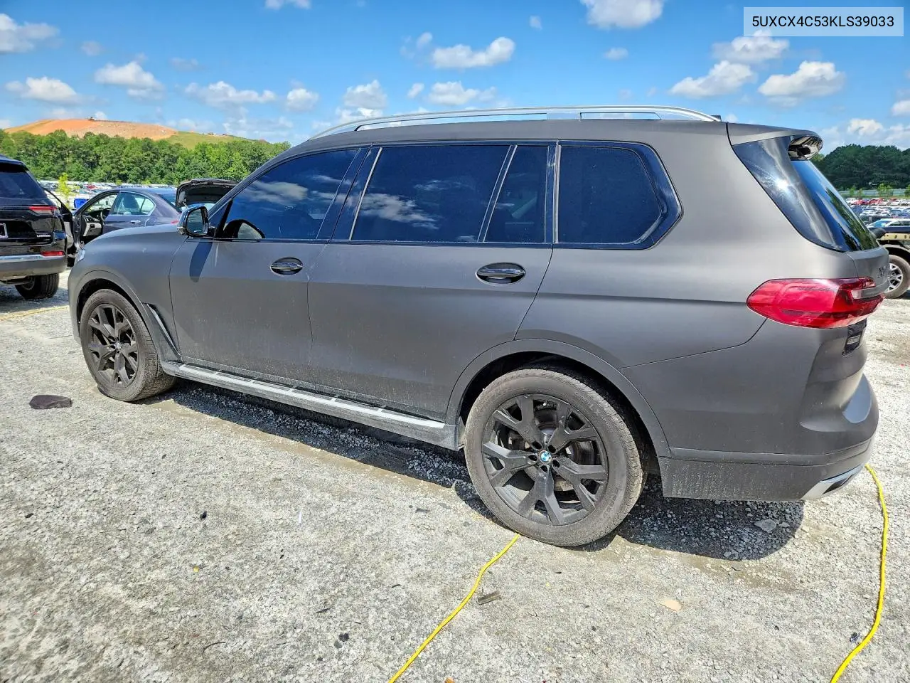 2019 BMW X7 xDrive50I VIN: 5UXCX4C53KLS39033 Lot: 61290256