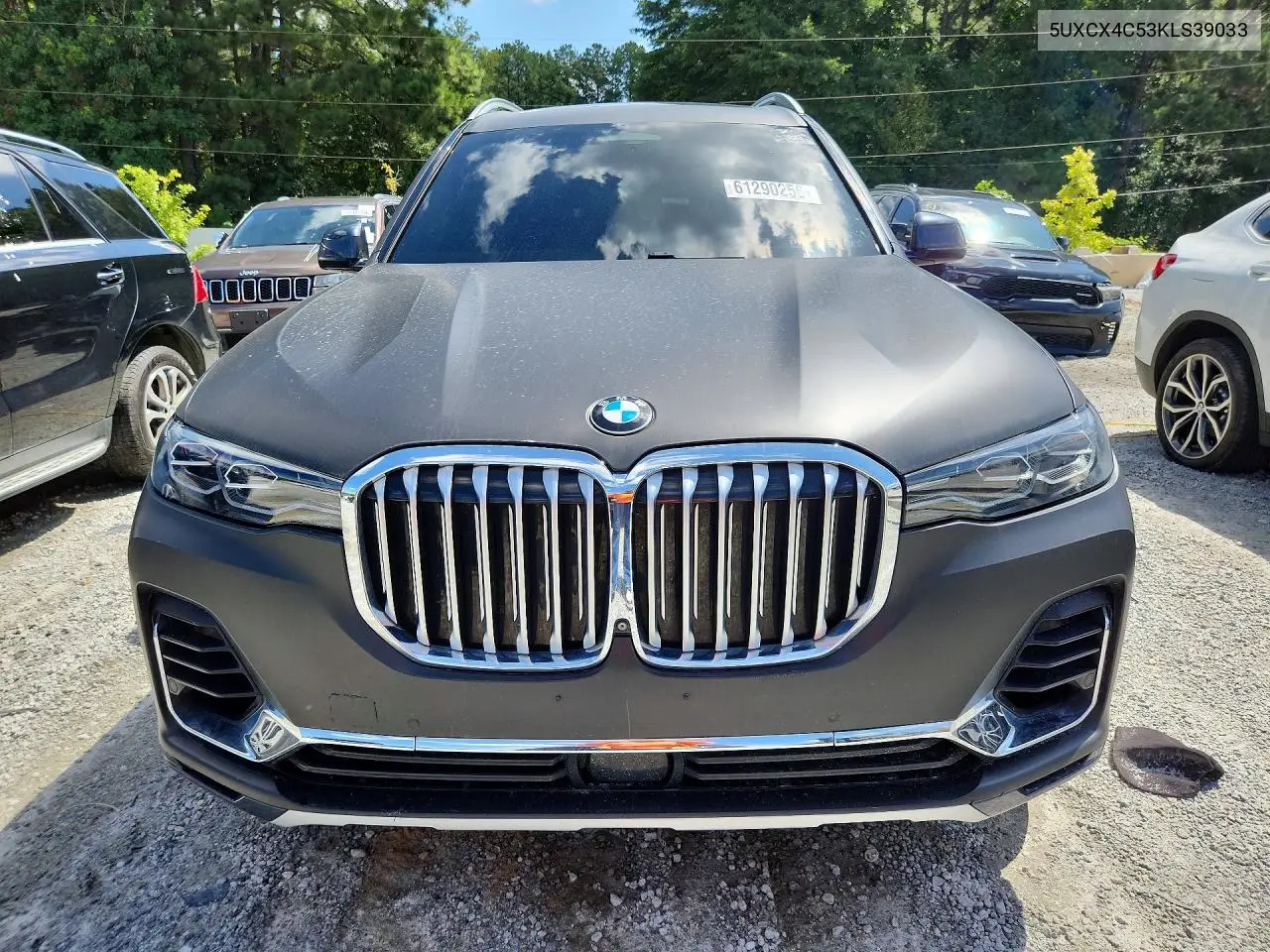 2019 BMW X7 xDrive50I VIN: 5UXCX4C53KLS39033 Lot: 61290256