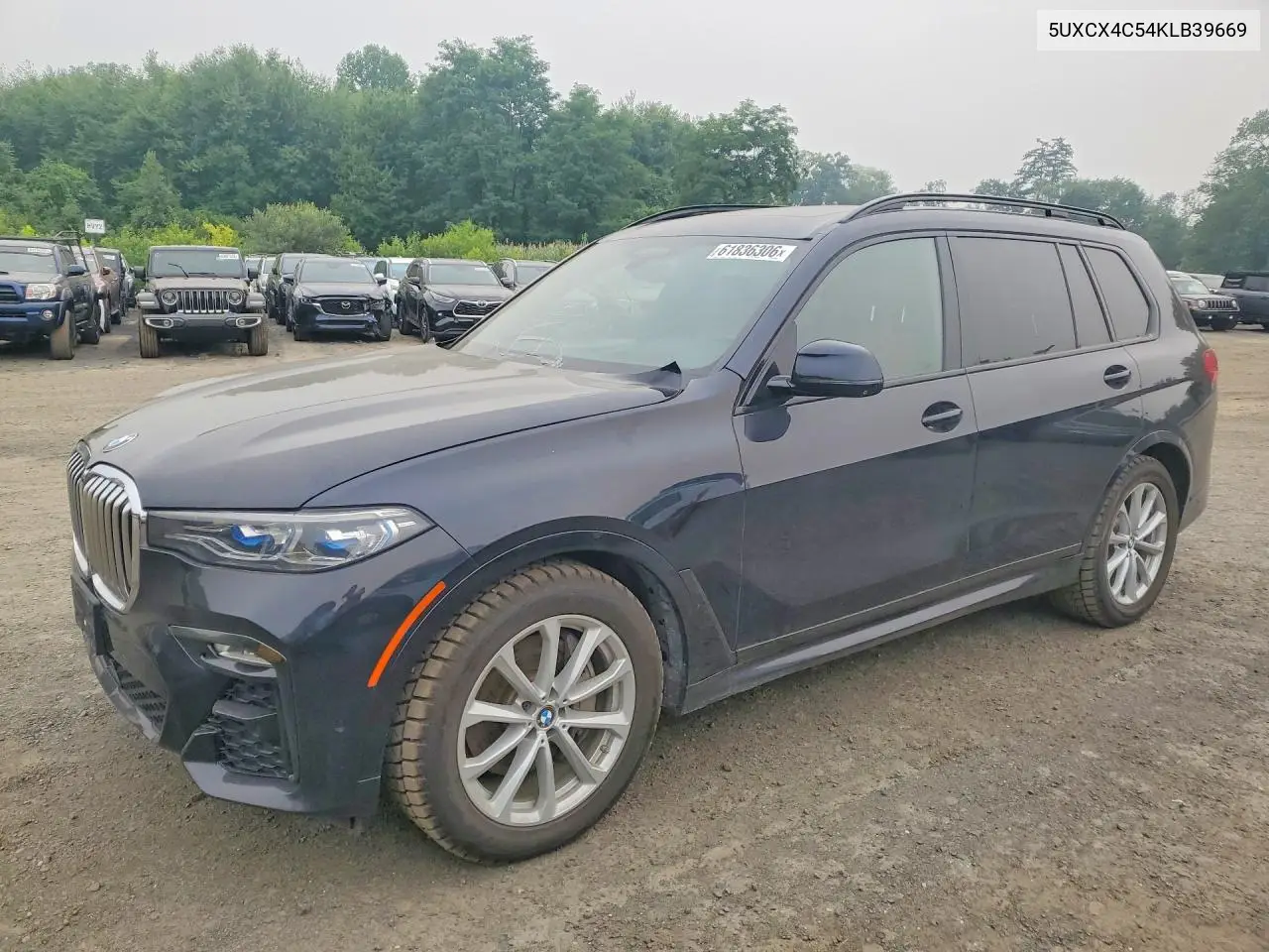 2019 BMW X7 xDrive50I VIN: 5UXCX4C54KLB39669 Lot: 61836306