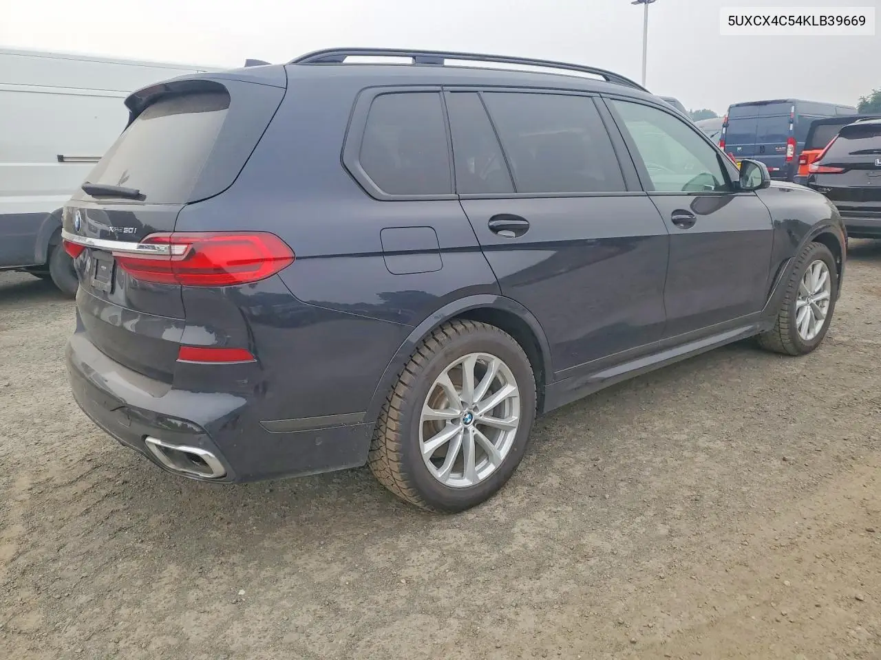 2019 BMW X7 xDrive50I VIN: 5UXCX4C54KLB39669 Lot: 61836306