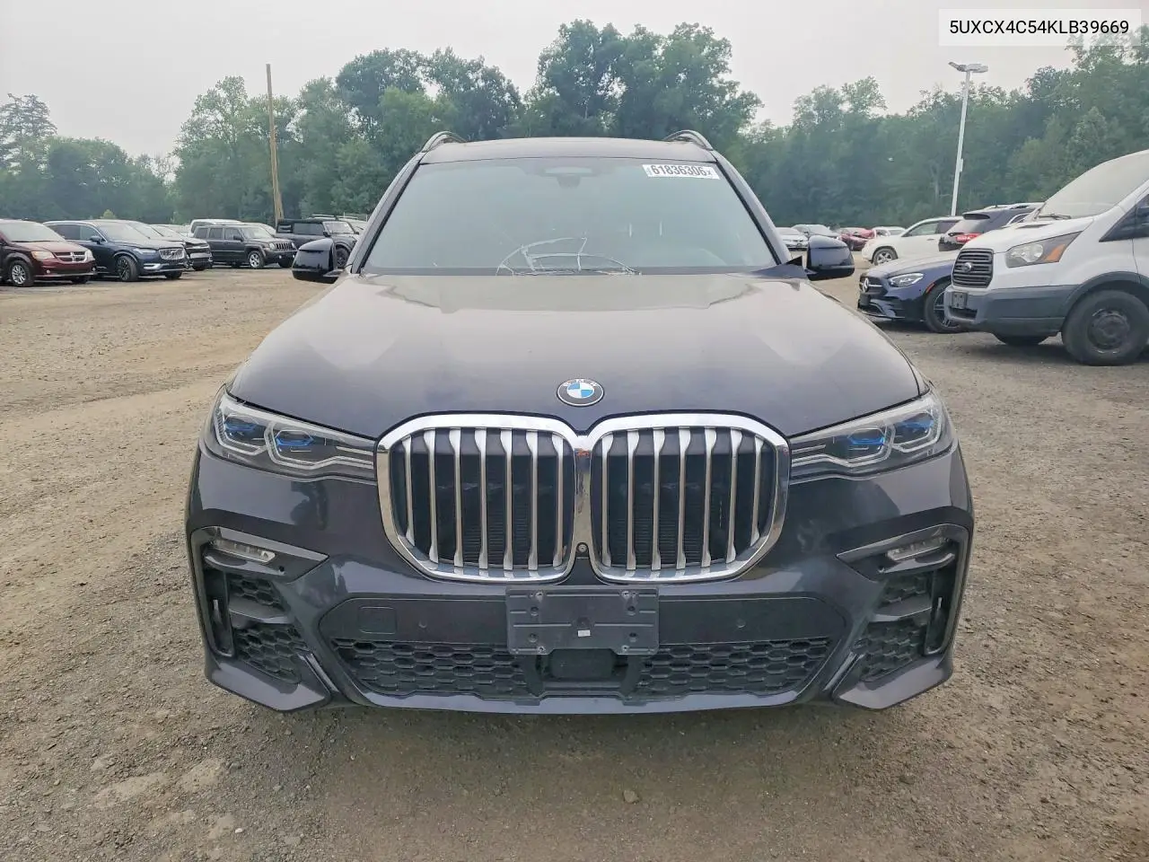 2019 BMW X7 xDrive50I VIN: 5UXCX4C54KLB39669 Lot: 61836306