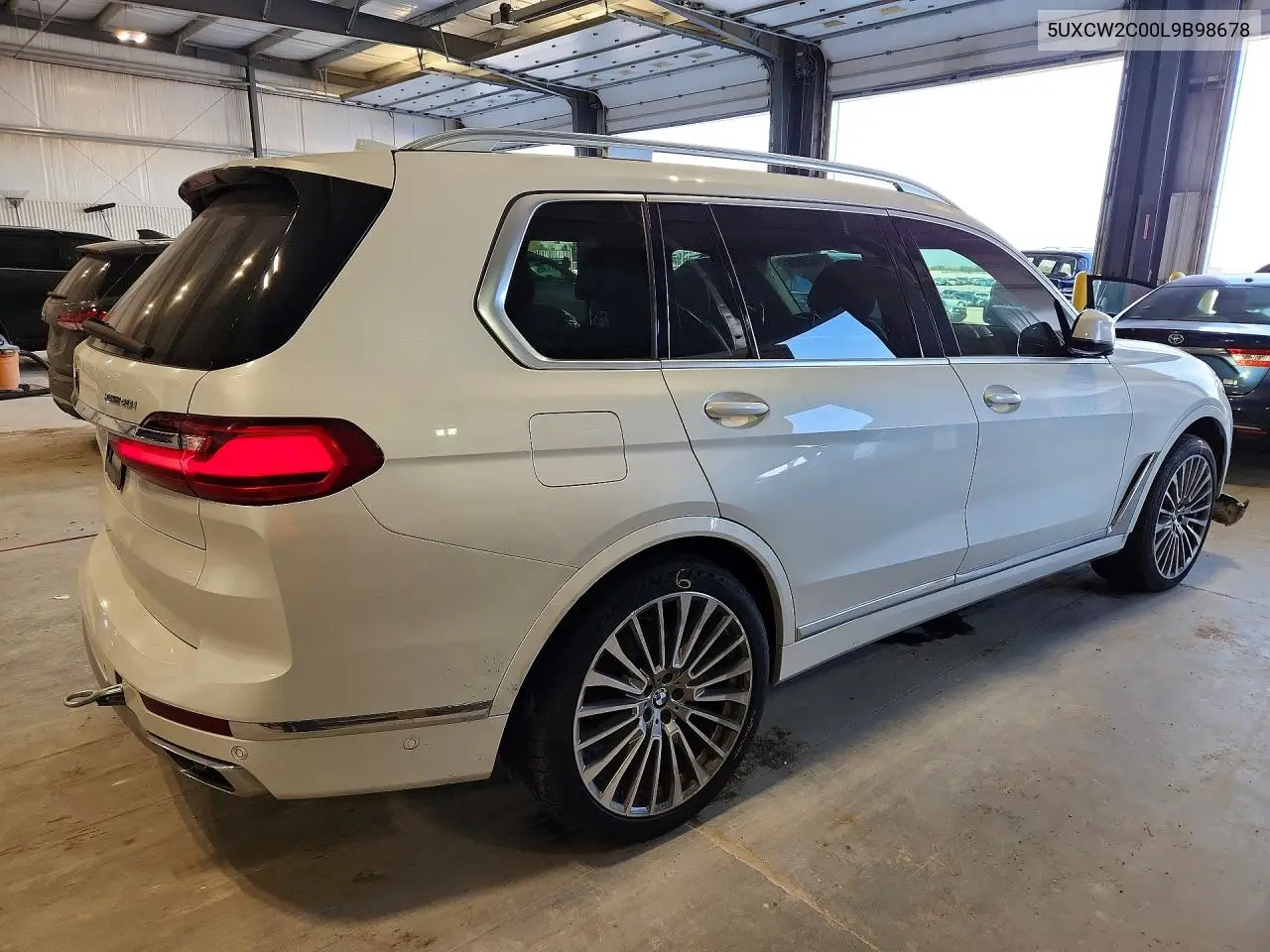 2020 BMW X7 xDrive40I VIN: 5UXCW2C00L9B98678 Lot: 51529656