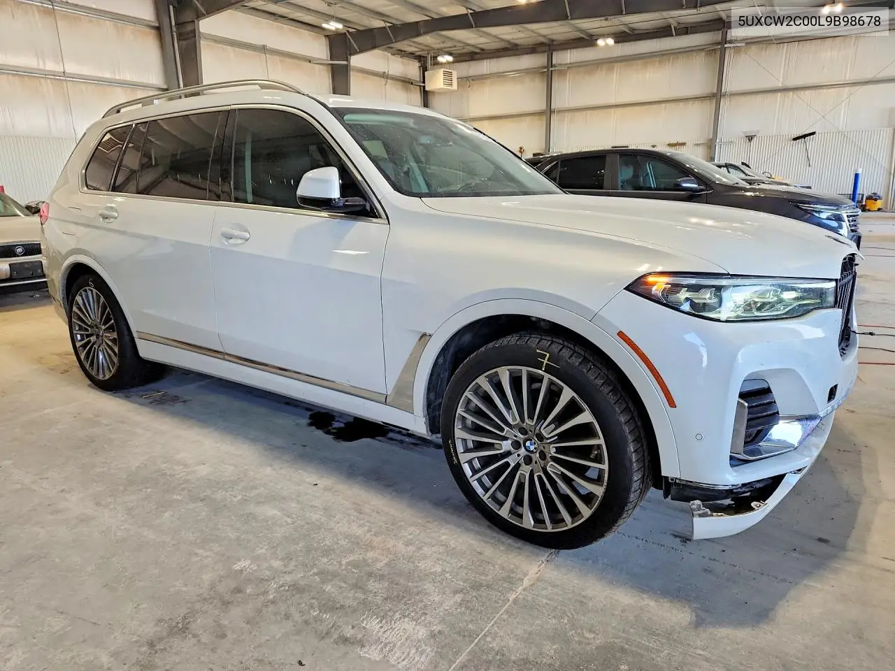 2020 BMW X7 xDrive40I VIN: 5UXCW2C00L9B98678 Lot: 51529656