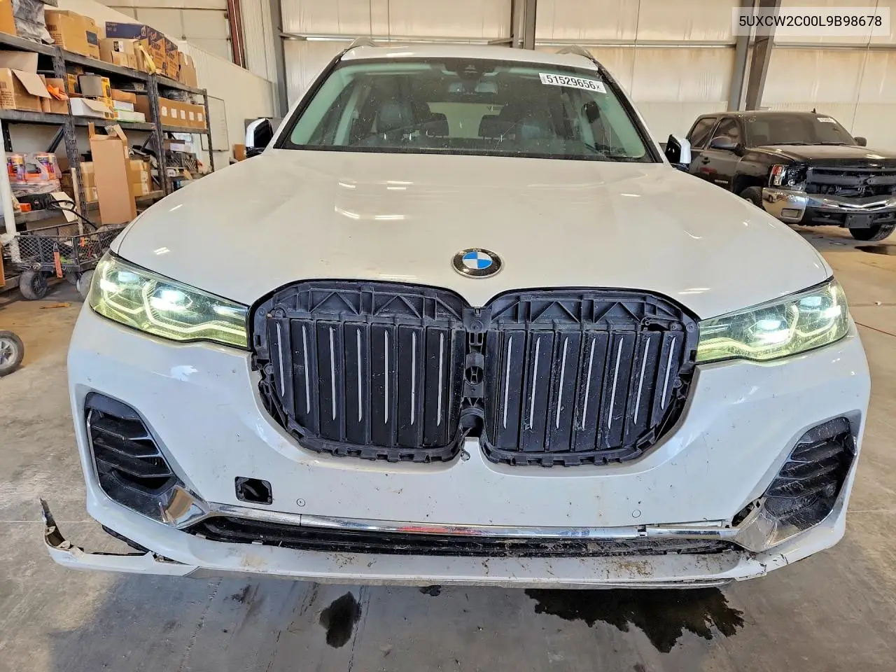 2020 BMW X7 xDrive40I VIN: 5UXCW2C00L9B98678 Lot: 51529656