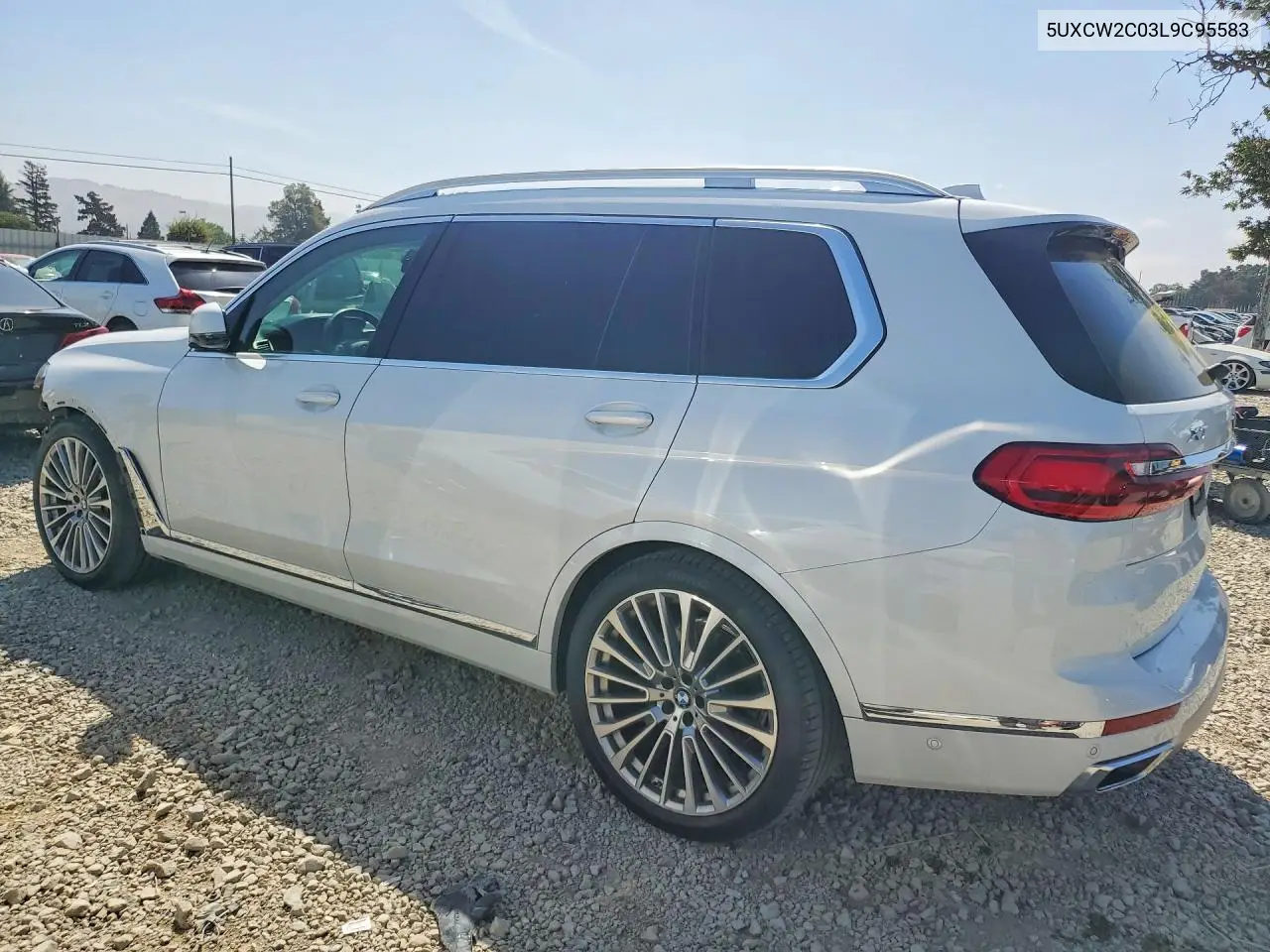 2020 BMW X7 xDrive40I VIN: 5UXCW2C03L9C95583 Lot: 52205546