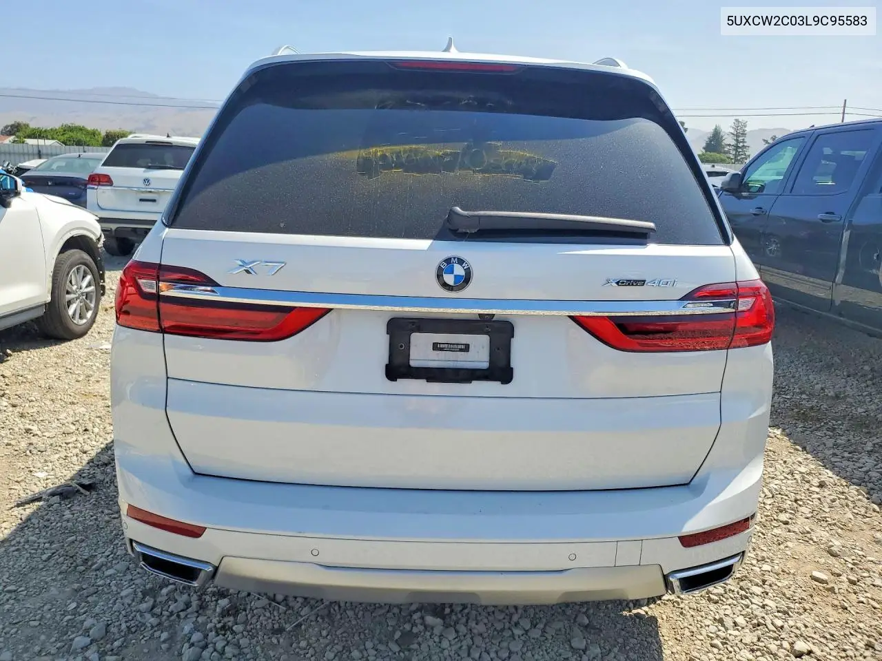 2020 BMW X7 xDrive40I VIN: 5UXCW2C03L9C95583 Lot: 52205546