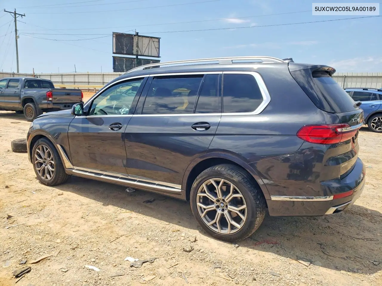 2020 BMW X7 xDrive40I VIN: 5UXCW2C05L9A00189 Lot: 53723216