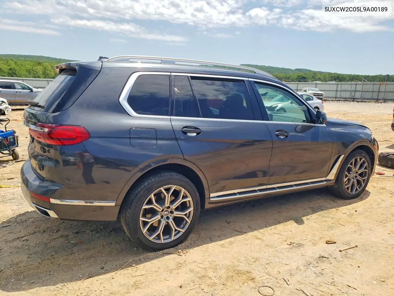 2020 BMW X7 xDrive40I VIN: 5UXCW2C05L9A00189 Lot: 53723216