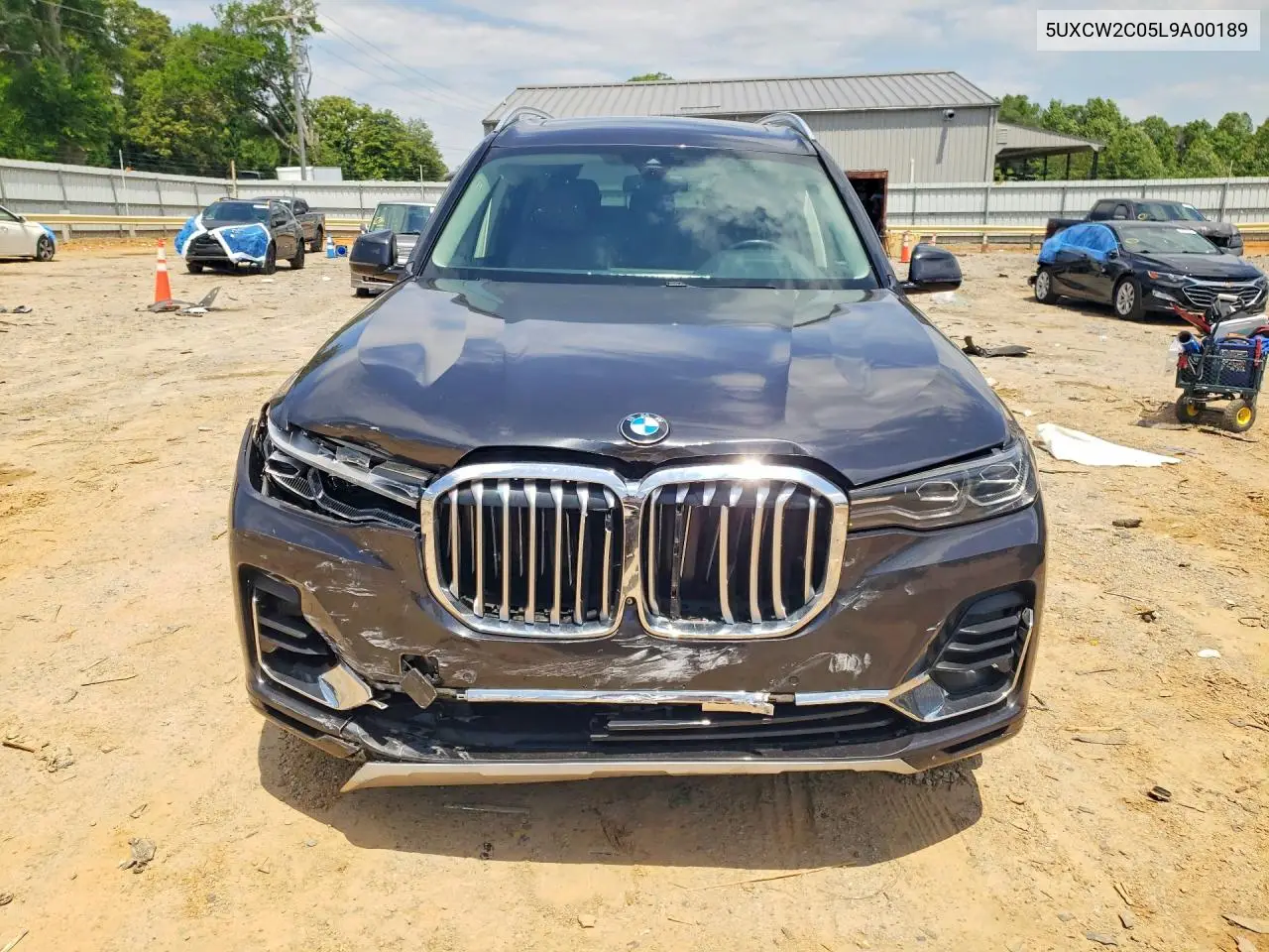 2020 BMW X7 xDrive40I VIN: 5UXCW2C05L9A00189 Lot: 53723216
