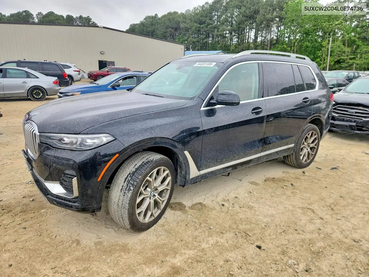 2020 BMW X7 xDrive40I VIN: 5UXCW2C04L0E74736 Lot: 54325106