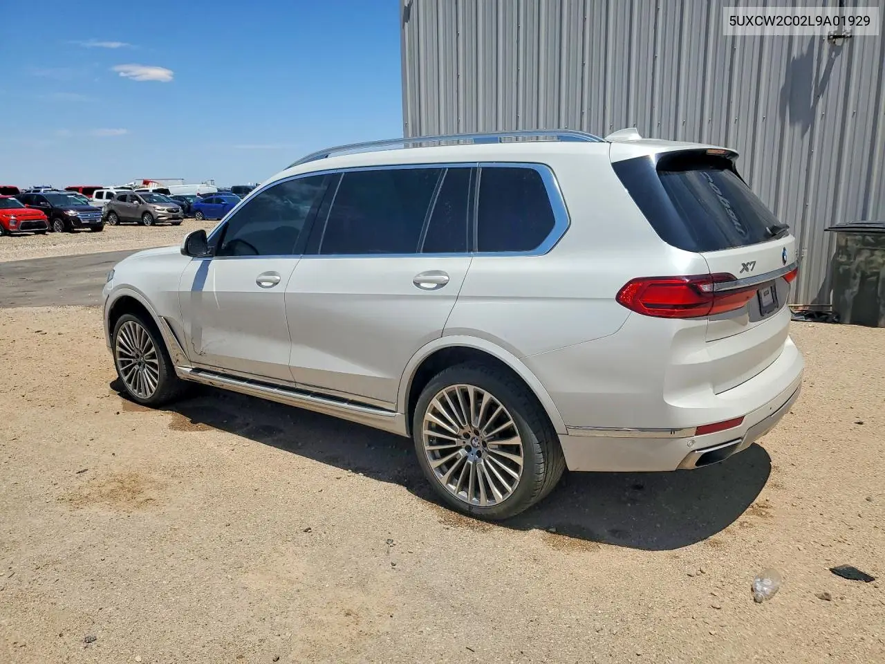 2020 BMW X7 xDrive40I VIN: 5UXCW2C02L9A01929 Lot: 55403246
