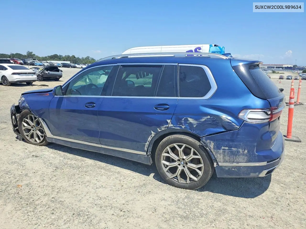 2020 BMW X7 xDrive40I VIN: 5UXCW2C00L9B91634 Lot: 57427256