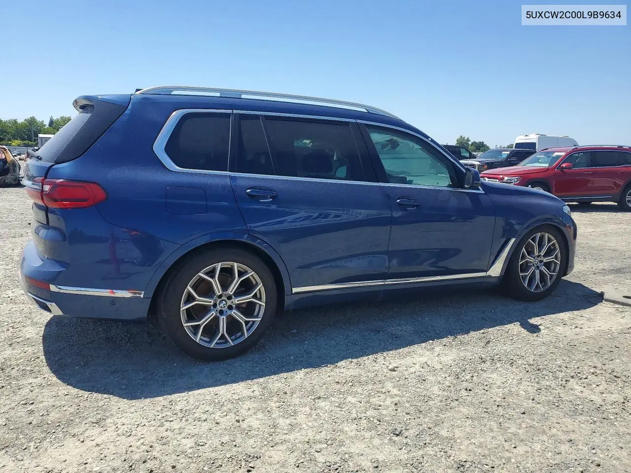 2020 BMW X7 xDrive40I VIN: 5UXCW2C00L9B91634 Lot: 57427256