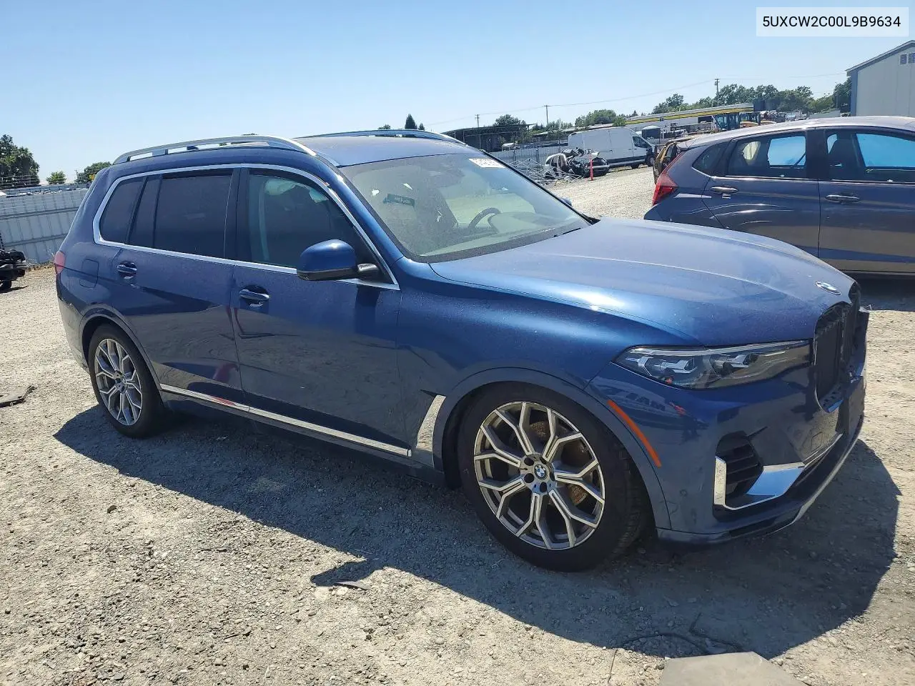 2020 BMW X7 xDrive40I VIN: 5UXCW2C00L9B91634 Lot: 57427256