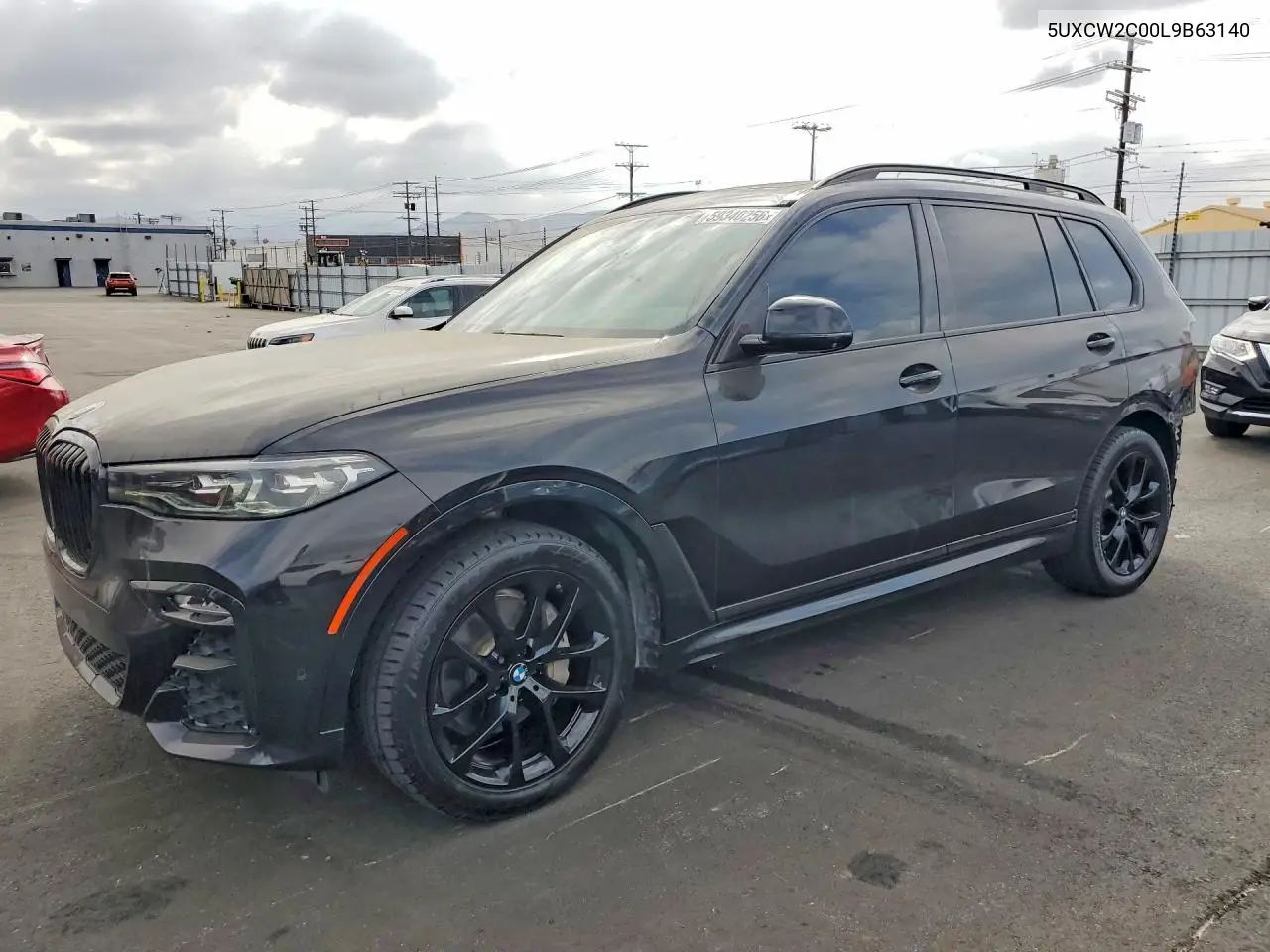 2020 BMW X7 xDrive40I VIN: 5UXCW2C00L9B63140 Lot: 59340256