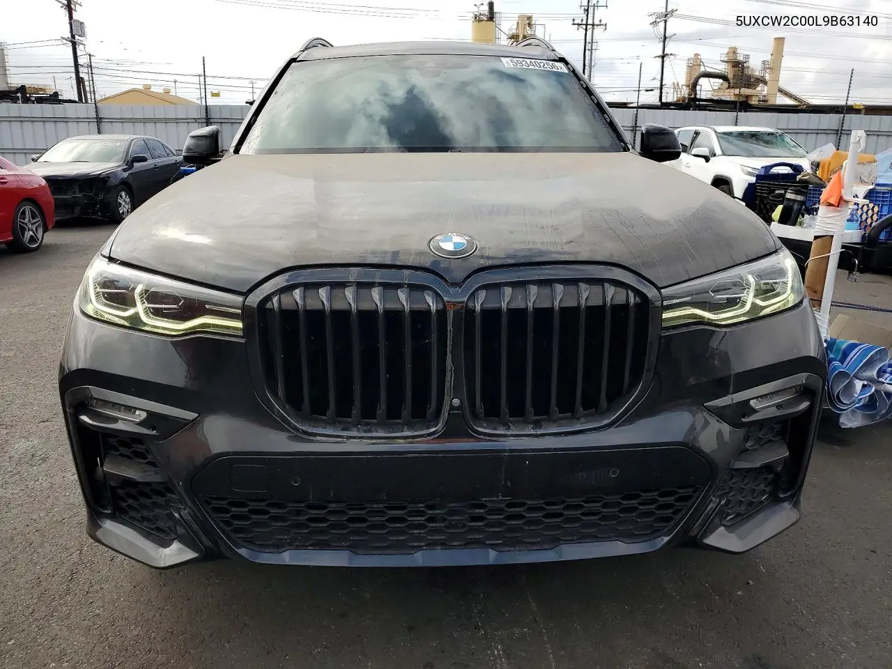 2020 BMW X7 xDrive40I VIN: 5UXCW2C00L9B63140 Lot: 59340256