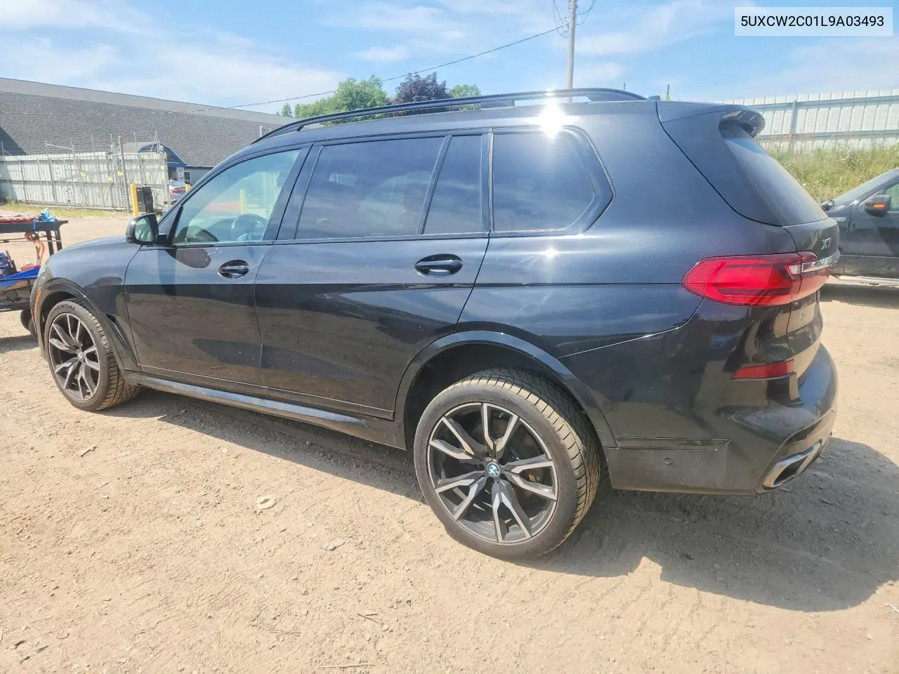 2020 BMW X7 xDrive40I VIN: 5UXCW2C01L9A03493 Lot: 60051796