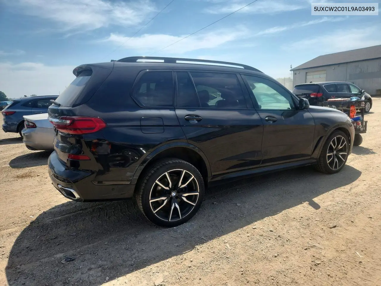 2020 BMW X7 xDrive40I VIN: 5UXCW2C01L9A03493 Lot: 60051796