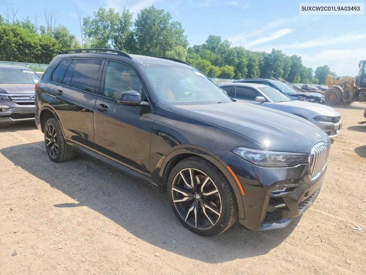 2020 BMW X7 xDrive40I VIN: 5UXCW2C01L9A03493 Lot: 60051796