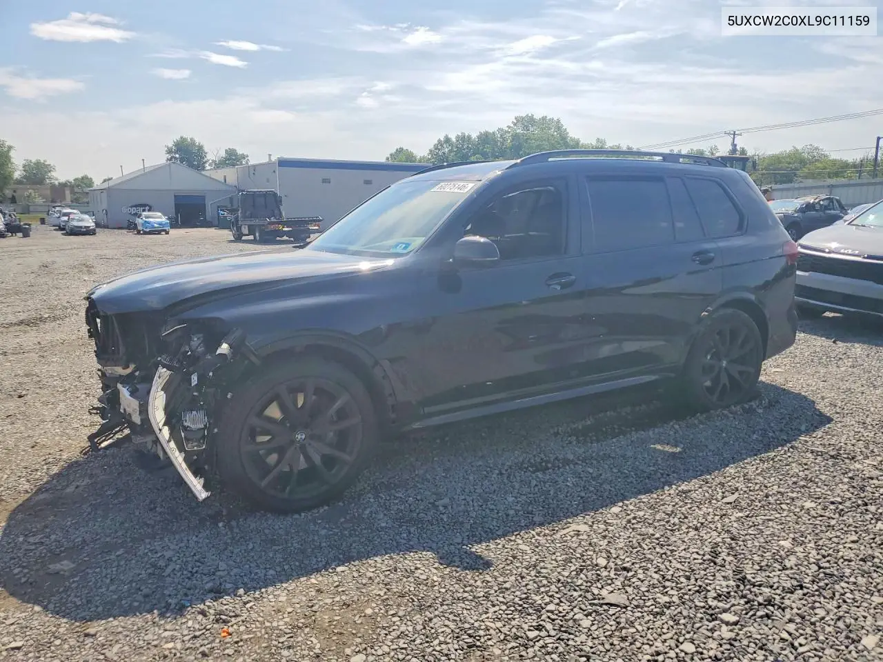 2020 BMW X7 xDrive40I VIN: 5UXCW2C0XL9C11159 Lot: 60275146