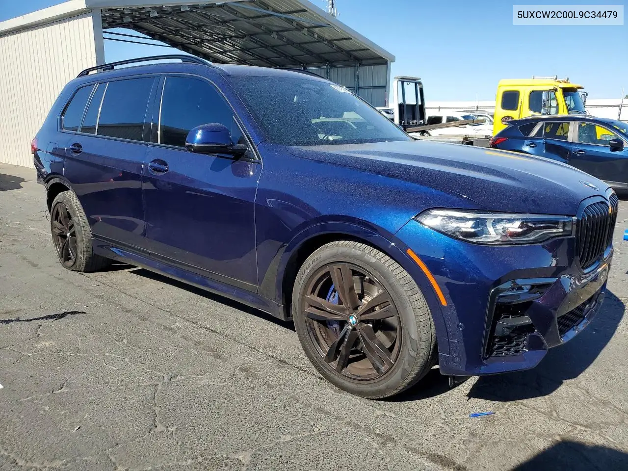 2020 BMW X7 xDrive40I VIN: 5UXCW2C00L9C34479 Lot: 61478686