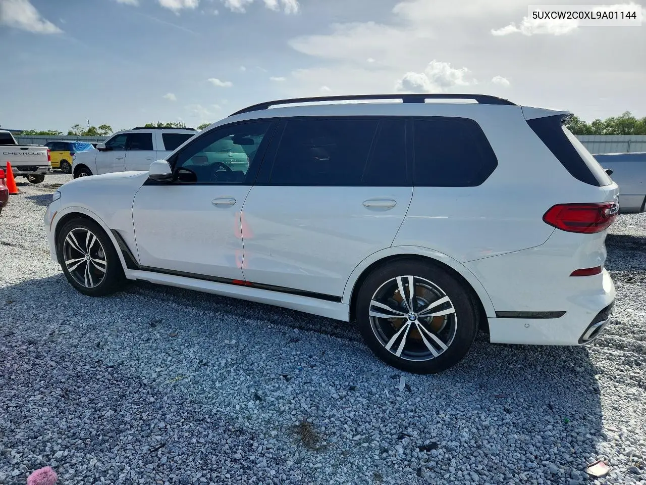 2020 BMW X7 xDrive40I VIN: 5UXCW2C0XL9A01144 Lot: 61617326
