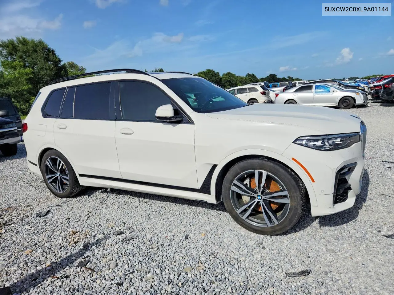 2020 BMW X7 xDrive40I VIN: 5UXCW2C0XL9A01144 Lot: 61617326