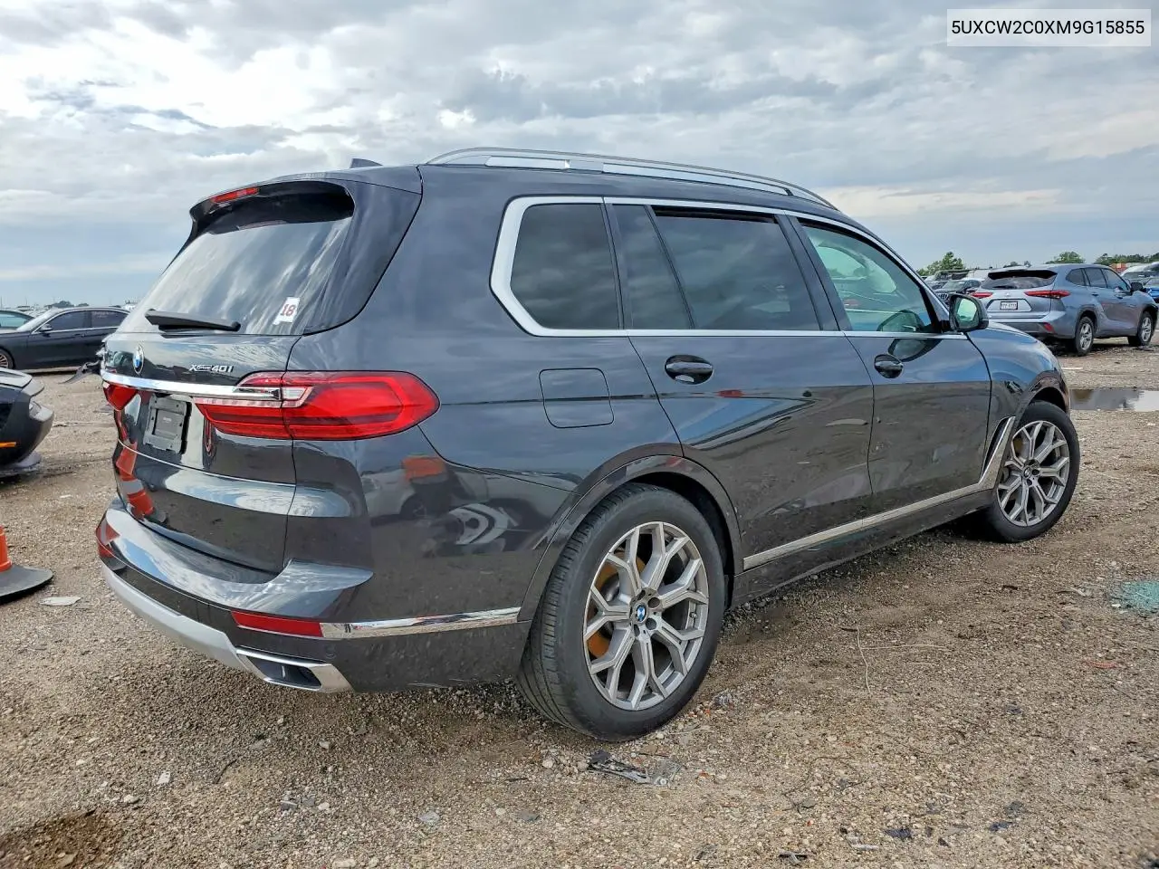 2021 BMW X7 xDrive40I VIN: 5UXCW2C0XM9G15855 Lot: 50585006