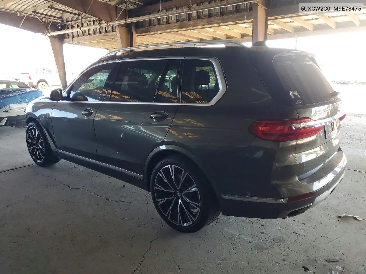2021 BMW X7 xDrive40I VIN: 5UXCW2C01M9E73475 Lot: 54151506
