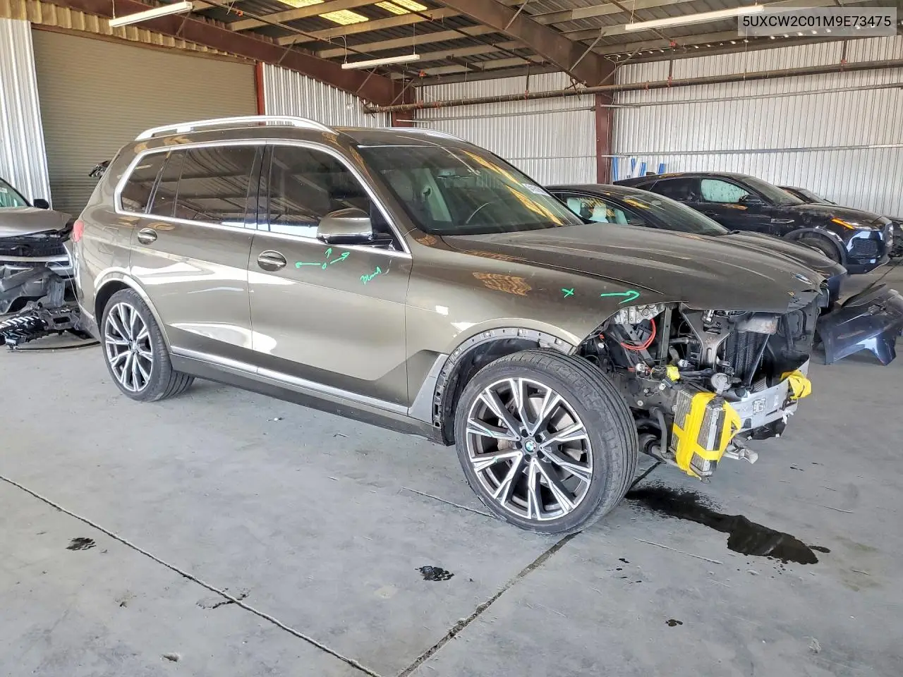 2021 BMW X7 xDrive40I VIN: 5UXCW2C01M9E73475 Lot: 54151506