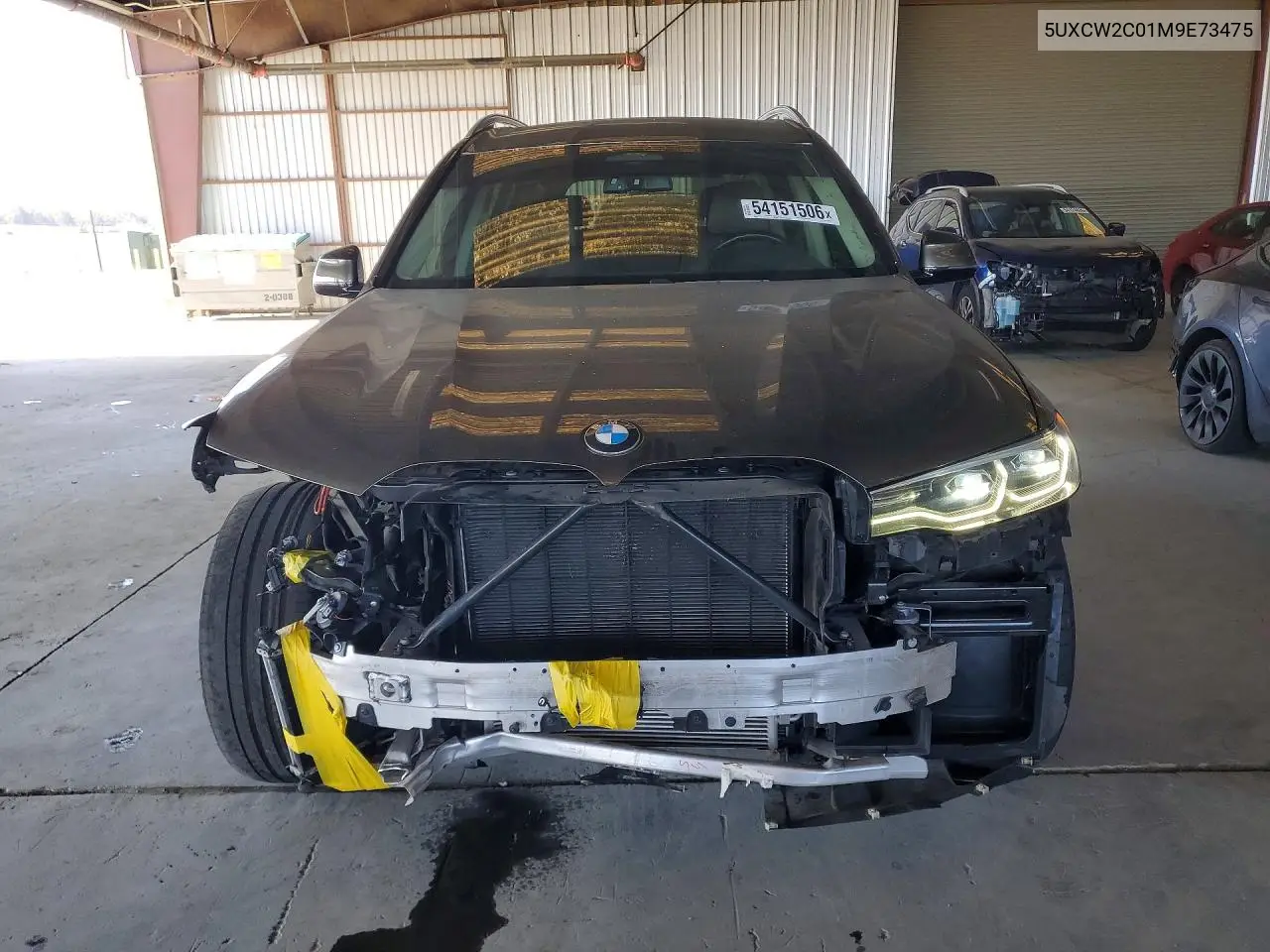 2021 BMW X7 xDrive40I VIN: 5UXCW2C01M9E73475 Lot: 54151506