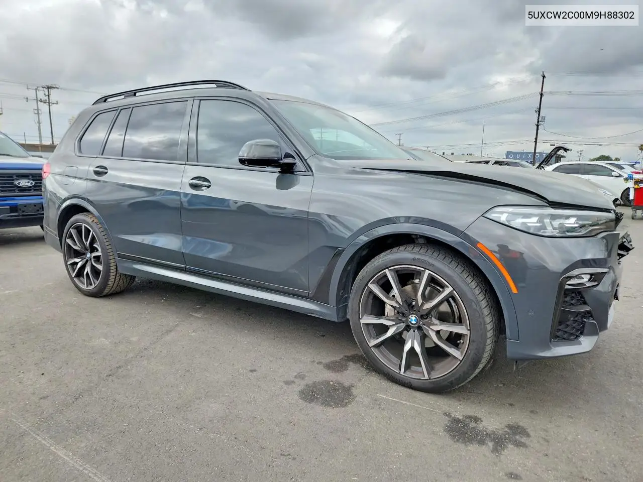2021 BMW X7 xDrive40I VIN: 5UXCW2C00M9H88302 Lot: 54999046