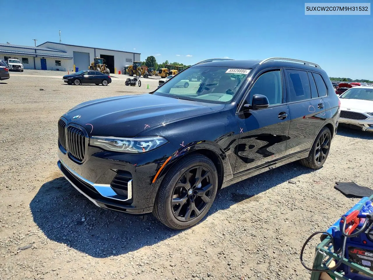 2021 BMW X7 xDrive40I VIN: 5UXCW2C07M9H31532 Lot: 55528886